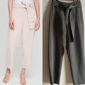 Aritzia Wilfred Sz 2 Tie Front Jallade Sage Green Relaxed Pants
